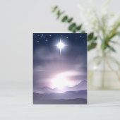 Christmas Star of Bethlehem Nativity Feestdagenkaart (Staand voorkant)