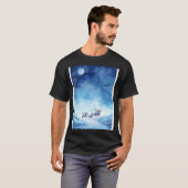 Christmas Starry Sleigh T-shirt (Voorkant volledig)