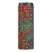 Christmas Stars Glitter Festive  Thermosbeker (Achterkant)