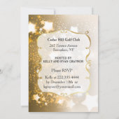 Christmas Stars Sparkle Corporate Party Invitation (Dos)