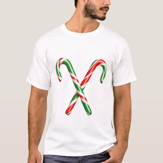 Christmas Stick T shirt Design (Voorkant)