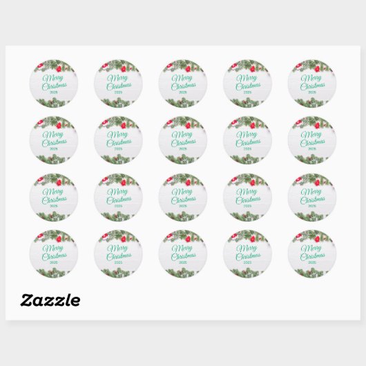 Christmas Sticker – Festive Holiday Decal (Vel)