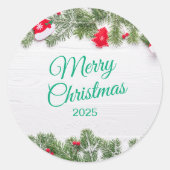 Christmas Sticker – Festive Holiday Decal (Voorkant)