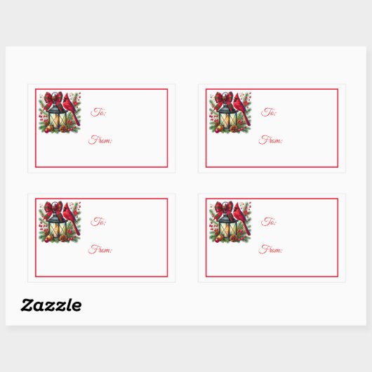 Christmas Sticker Gift Tags (Feuille)