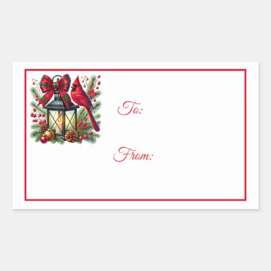 Christmas Sticker Gift Tags (Devant)