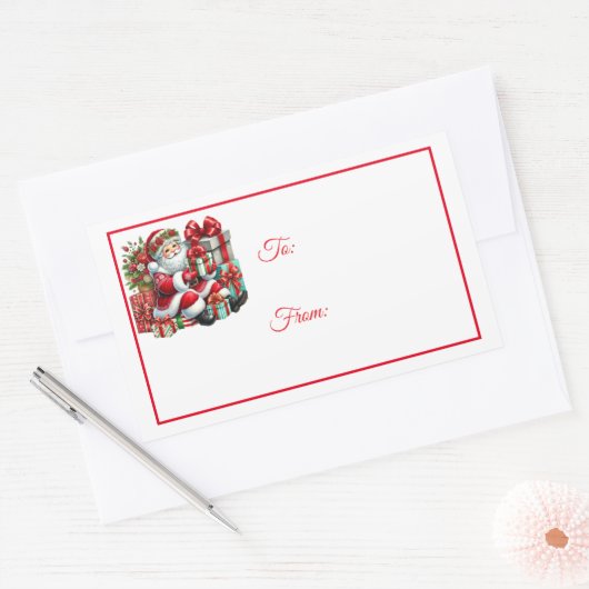 Christmas Sticker Gift Tags (Enveloppe)