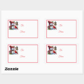 Christmas Sticker Gift Tags (Feuille)