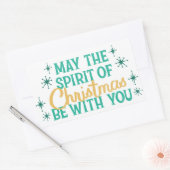 Christmas Sticker - Retro Holiday Lettering (Envelop)