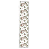 Christmas Stockings Winter Berries Medium Tafelloper (Voorkant)