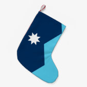 Christmas Stockings with Flag of Minnesota, USA Kleine Kerstsok (Voorkant (Hangend))