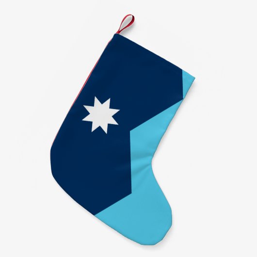 Christmas Stockings with Flag of Minnesota, USA Kleine Kerstsok (Voorkant (Hangend))