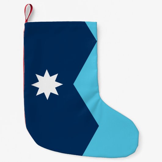 Christmas Stockings with Flag of Minnesota, USA Kleine Kerstsok (Voorkant)