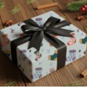 Christmas Stockings Wrapping Paper Cadeaupapier