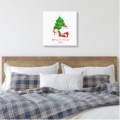 Christmas Stretched Canvas Afdruk (Insitu (Slaapkamer))