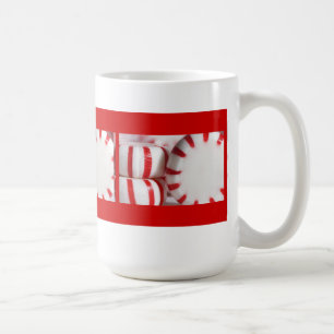Christmas Stripes Café Mug