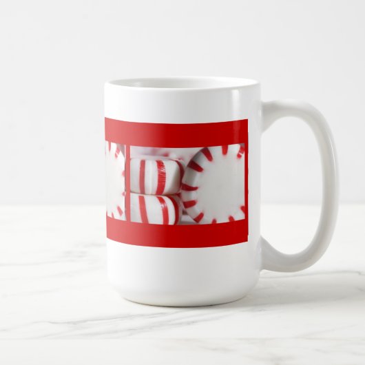 Christmas Stripes Café Mug (Droite)