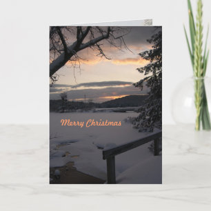 Christmas Sunrise Custom Kaarten