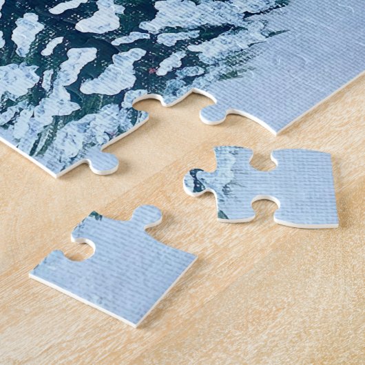 Christmas sunset legpuzzel (Zijkant)