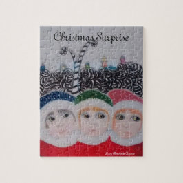 Christmas Surprise cute kids Puzzle Legpuzzel