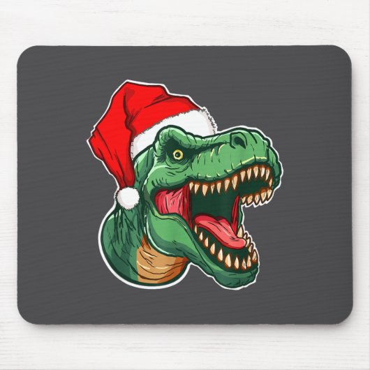 Christmas T-rex  Muismat (Voorkant)
