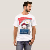 Christmas T-Shirt – Christmas Is The Time to Smile (Devant entier)