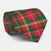Christmas Tartan Red and Green Stropdas (Opgerold)