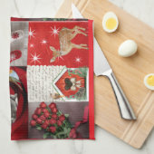 Christmas Tea Towel   Theedoek (Quarter Fold)