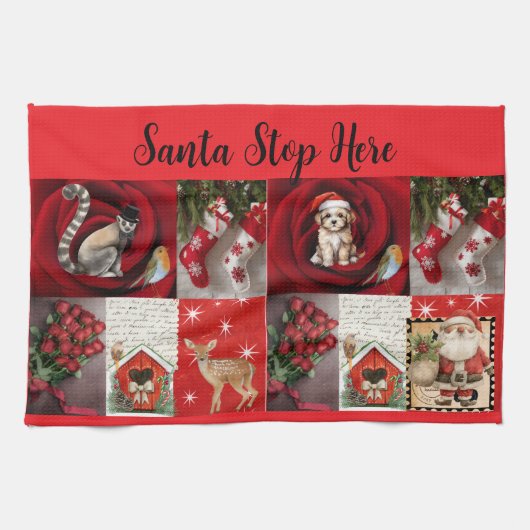 Christmas Tea Towel   Theedoek (Horizontaal)