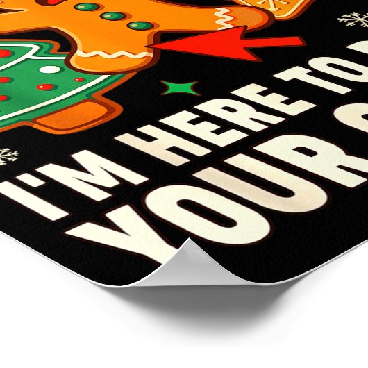 Christmas Tech Suprt Here To Delete Cookies Xmas M Poster (Hoek)