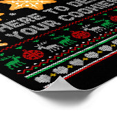 Christmas Tech Suprt Here To Delete Cookies Xmas P Poster (Hoek)