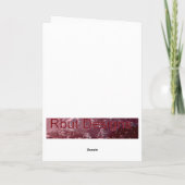 Christmas teddy bear - card feestdagen kaart (Achterkant)