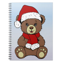 Christmas Teddy Bear Notitieboek 6,5 x 8,75 inch
