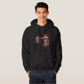 Christmas Teddy Mannen Hoodie (Voorkant volledig)