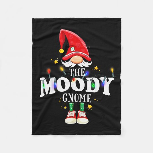 Christmas The Moody Gnome X-mas Matching Pjs  Fleece Deken (Voorkant)