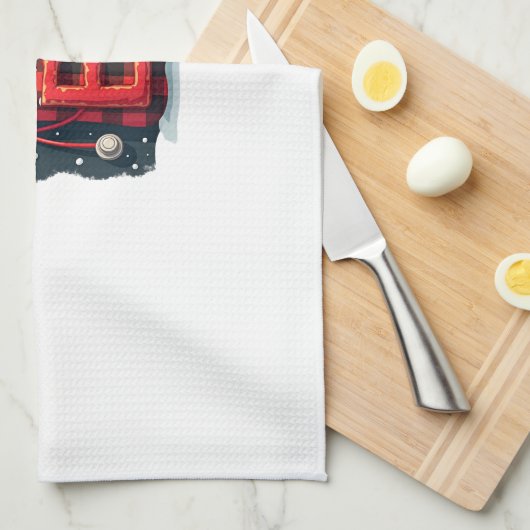 Christmas theedoek (Quarter Fold)