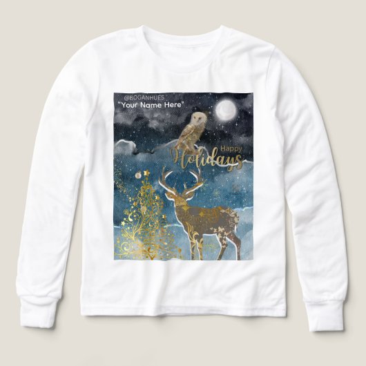 Christmas Theme Boganhues Print  (Motif recto)