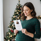 Christmas Themed Baby Shower Invitation