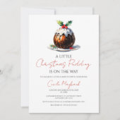 Christmas Themed Baby Shower Invitation (Devant)