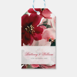  Christmas Themed Red Floral Wedding  Cadeaulabel