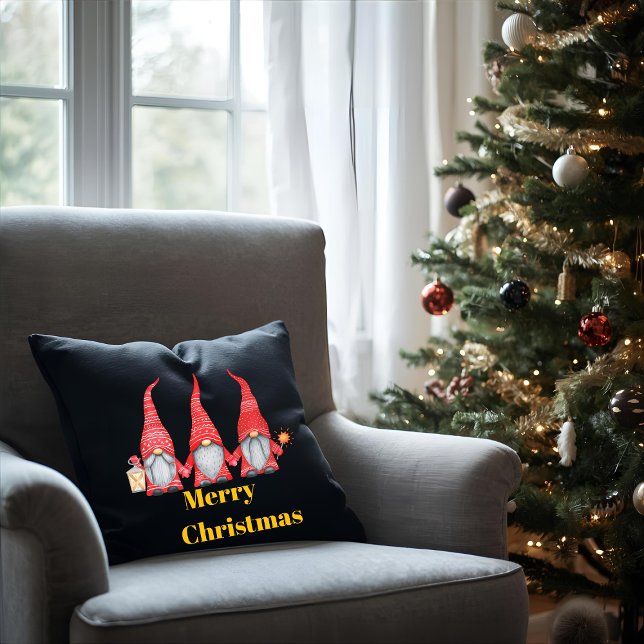 Christmas Throw Pillow with Gnome Kussen (Creator heeft geüpload)