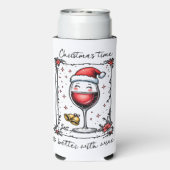 Christmas Time Is Better with Wine (Seltzer Achterkant)