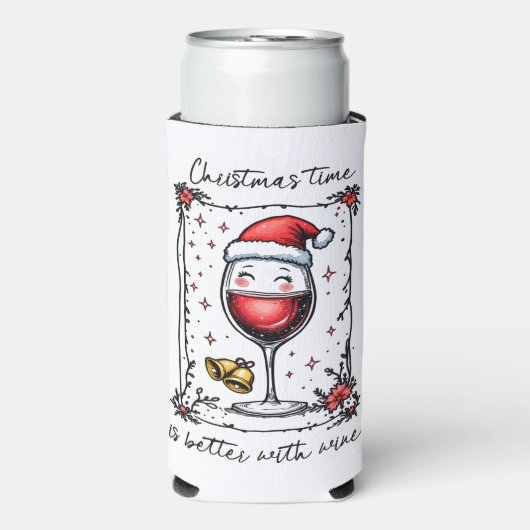 Christmas Time Is Better with Wine (Seltzer Voorkant)
