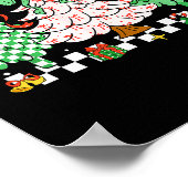 Christmas Tis The Season Coquette Bow Christmas Tr Poster (Hoek)