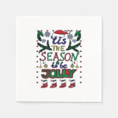 Christmas Tis The Season Servet (Voorkant)