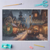 Christmas Town Cadeauverpakking Tissuepapier (Craft)