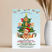 Christmas Toy Drive Donation Tree & Teddy Bear Flyer