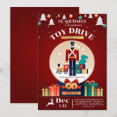 Christmas Toy Drive Faire-part (Devant / Derrière)