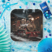 Christmas Train Papieren Bordje (Feest)