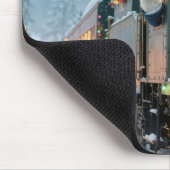 Christmas Train With Waving Polar Bear Muismat (Hoek)