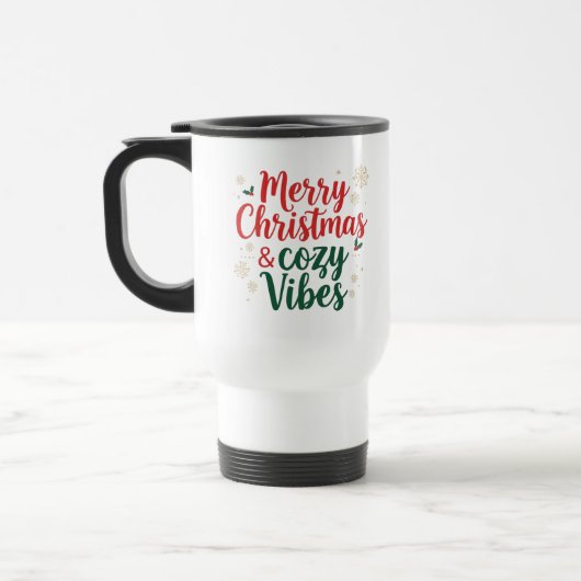 Christmas Travel Mug – Holiday Coffee Mug  (Gauche)